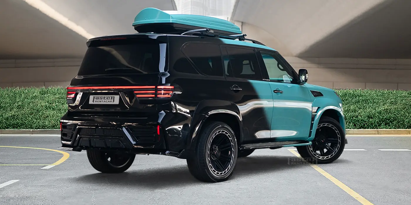 Nissan-Patrol-Tiffany Back Side View